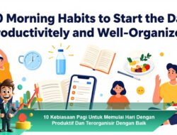 10 Kebiasaan Pagi Untuk Memulai Hari Dengan Produktif Dan Terorganisir Dengan Baik