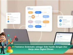 Freelance Sistematis sebagai Side Hustle dengan Alur Kerja Jelas Digital Efisien