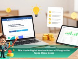 Side Hustle Digital Memberi Alternatif Penghasilan Tanpa Modal Besar