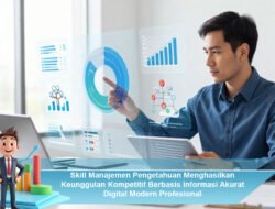 Skill Manajemen Pengetahuan Menghasilkan Keunggulan Kompetitif Berbasis Informasi Akurat Digital Modern Profesional